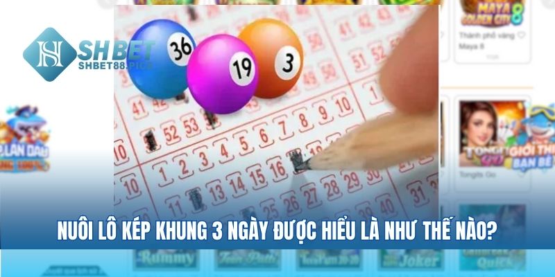 Nuôi lô kép khung 3 ngày được hiểu là như thế nào?