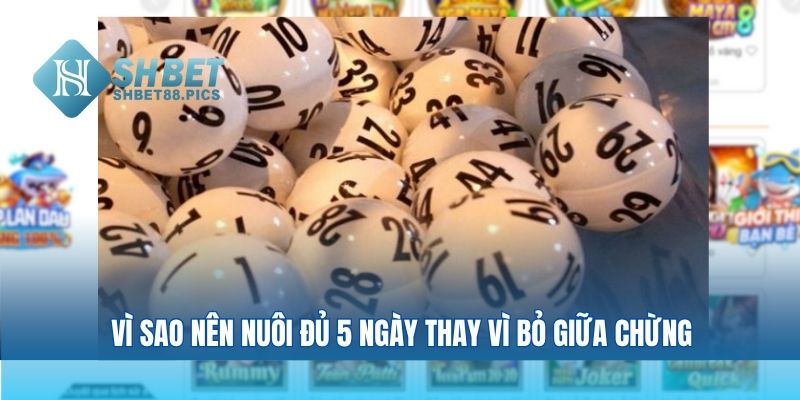 Vì sao nên nuôi đủ 5 ngày thay vì bỏ giữa chừng