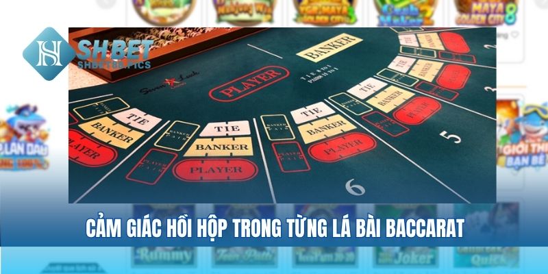 Cảm giác hồi hộp trong từng lá bài baccarat